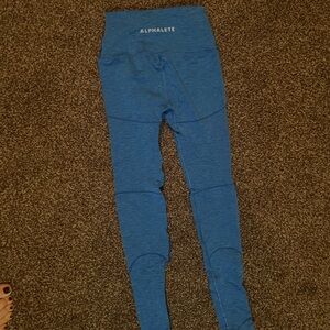 Light blue Alphalete seamless leggings